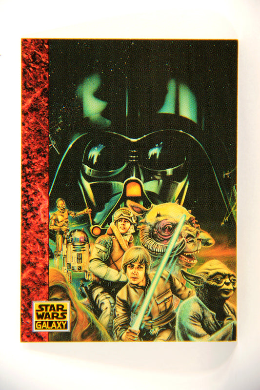 Star Wars Galaxy 1993 Topps Card #64 ESB Concept Art Poster Artwork ENG L019547