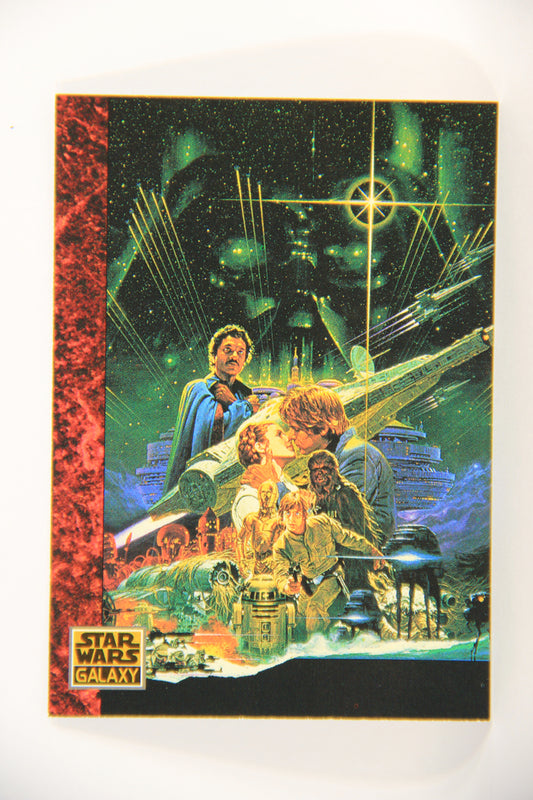 Star Wars Galaxy 1993 Topps Card #65 ESB Main International Poster Artwork ENG L019548