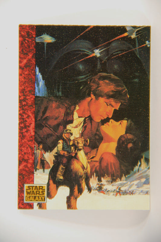 Star Wars Galaxy 1993 Topps Card #68 The Noble Tauntaun Artwork ENG L019551