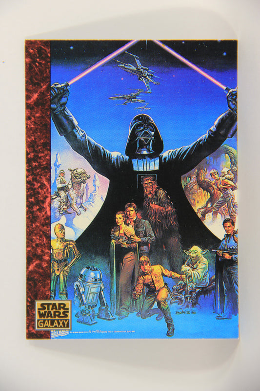 Star Wars Galaxy 1993 Topps Card #71 Darth Vader ESB Boris Vallejo Artwork ENG L019552