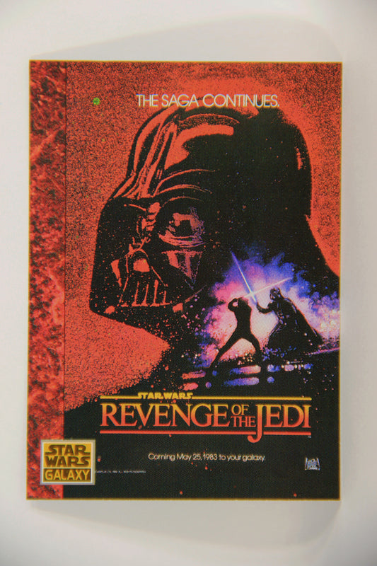 Star Wars Galaxy 1993 Topps Trading Card #73 Revenge Of The Jedi Artwork ENG L019554