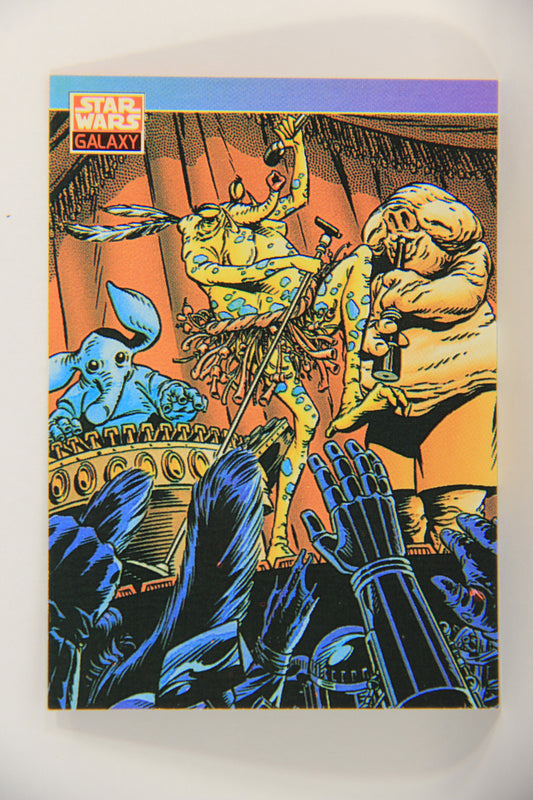 Star Wars Galaxy 1993 Topps Trading Card #103 Max Rebo Artwork ENG L019565