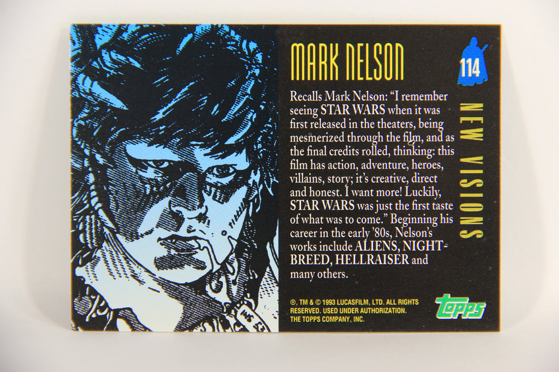 Star Wars Galaxy 1993 Topps Card #114 The Bounty Hunters Artwork ENG L019573