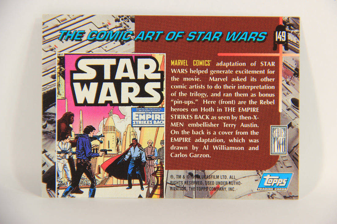 Star Wars Galaxy 1994 Topps Trading Card #149 Marvel Comics Artwork ENG L019589
