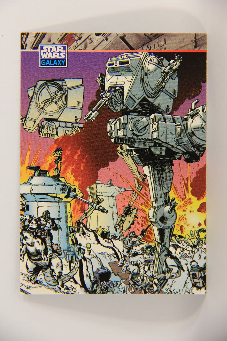 Star Wars Galaxy 1994 Topps Trading Card #151 War In The Ice Artwork ENG L019590