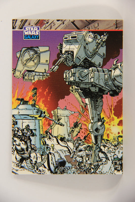 Star Wars Galaxy 1994 Topps Trading Card #151 War In The Ice Artwork ENG L019590