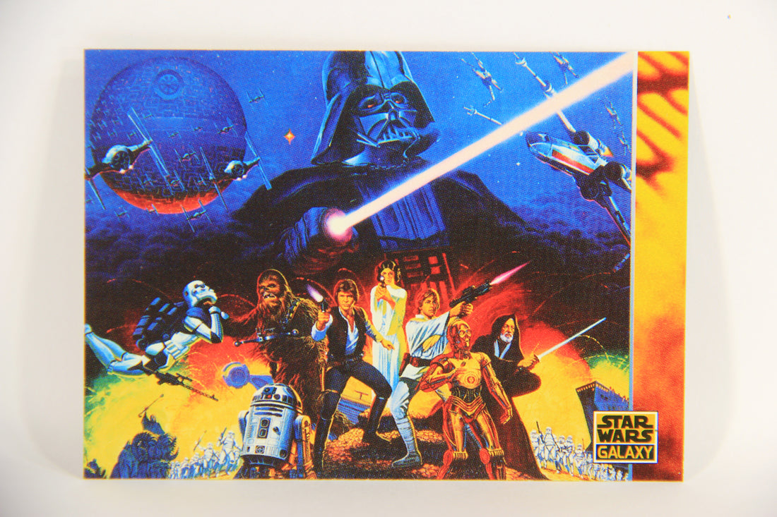 Star Wars Galaxy 1994 Topps Trading Card #167 Poster Concept 1977 Artwork ENG L019594