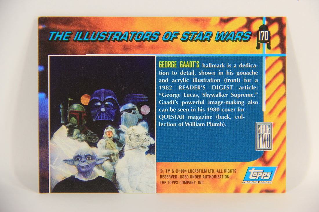 Star Wars Galaxy 1994 Topps Card #170 Reader's Digest Article Artwork ENG L019596