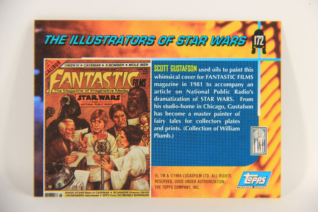Star Wars Galaxy 1994 Topps Card #172 Fantastic Film Magazine Cover Artwork ENG L019597