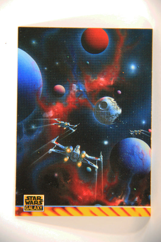 Star Wars Galaxy 1994 Topps Trading Card #176 Return Of The Jedi Artwork ENG L019598