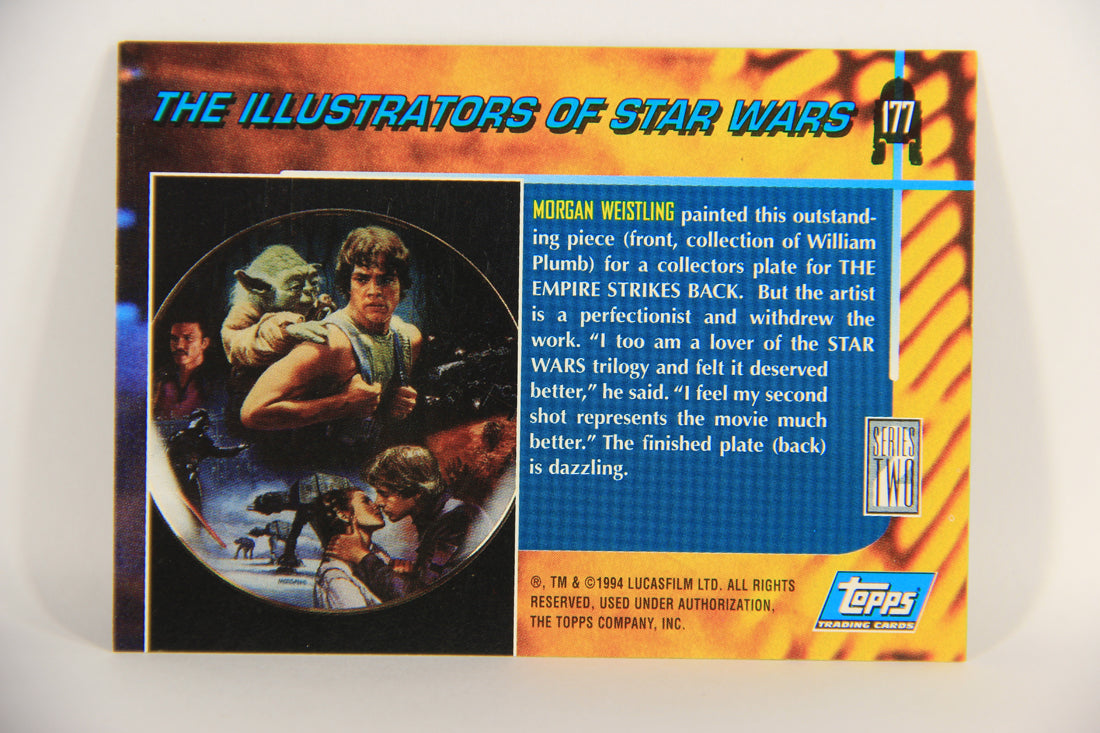 Star Wars Galaxy 1994 Topps Trading Card #177 The Empire Strikes Back Artwork ENG L019599