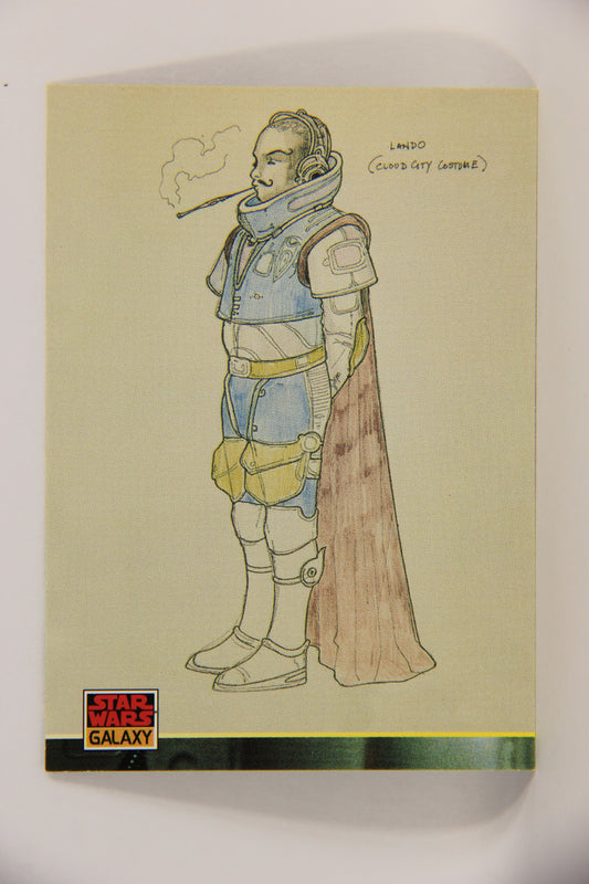 Star Wars Galaxy 1994 Topps Trading Card #181 Lando Calrissian Artwork ENG L019600