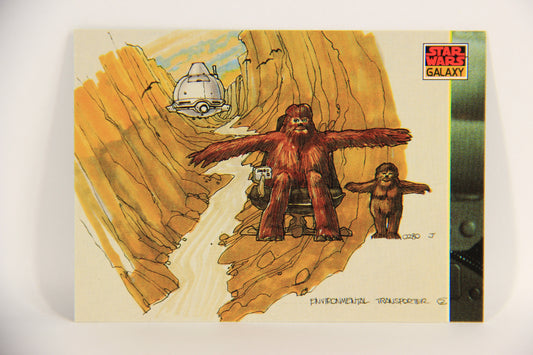 Star Wars Galaxy 1994 Trading Card #186 Star Wars Holiday Special 1978 Artwork ENG L019602
