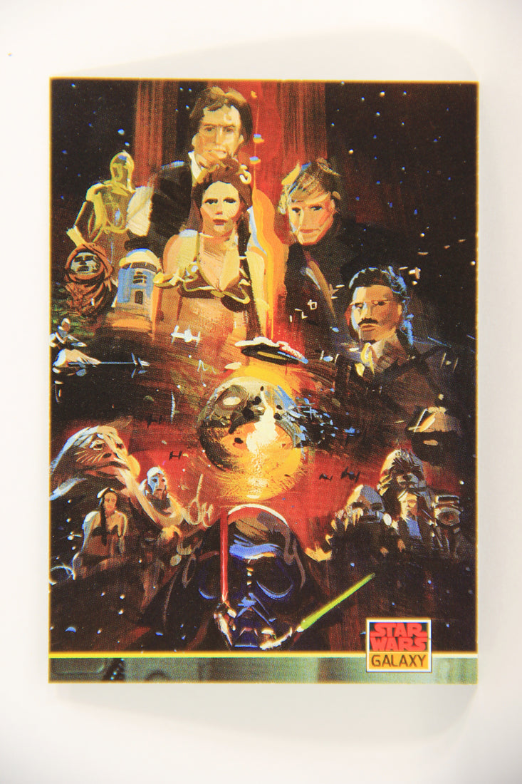 Star Wars Galaxy 1994 Topps Trading Card #189 Characters From ROTJ Artwork ENG L019604