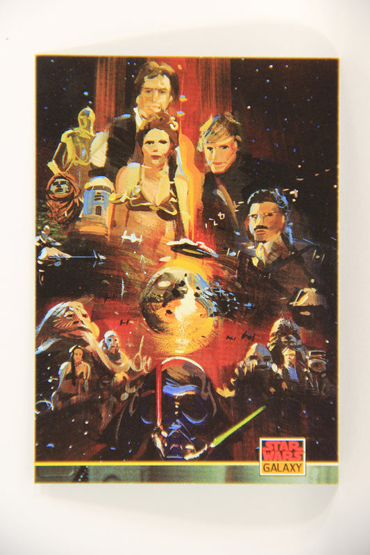 Star Wars Galaxy 1994 Topps Trading Card #189 Characters From ROTJ Artwork ENG L019604
