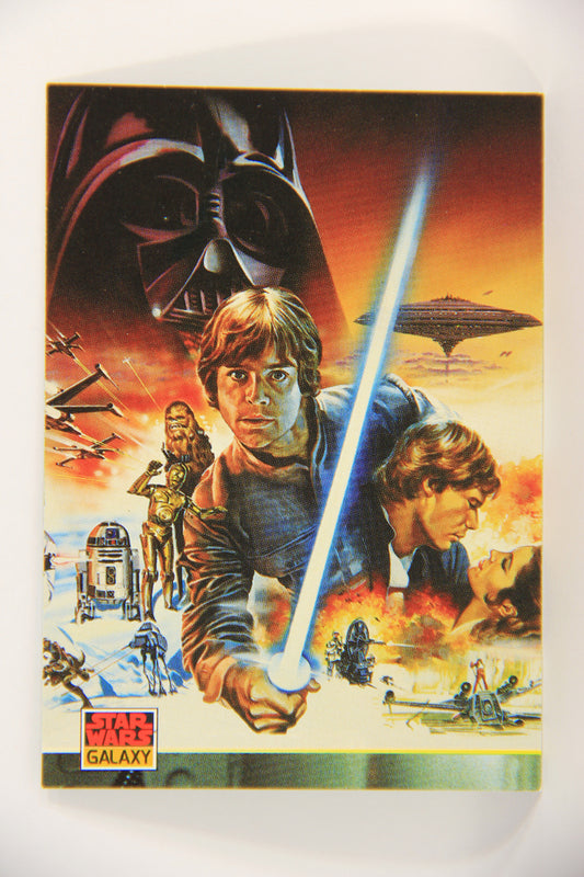 Star Wars Galaxy 1994 Topps Card #195 ESB Poster Concept Artwork ENG L019607