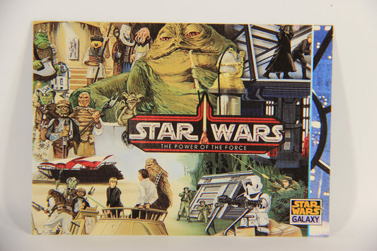 Star Wars Galaxy 1994 Topps Card #196 Merchandising ROTJ Artwork ENG L019608