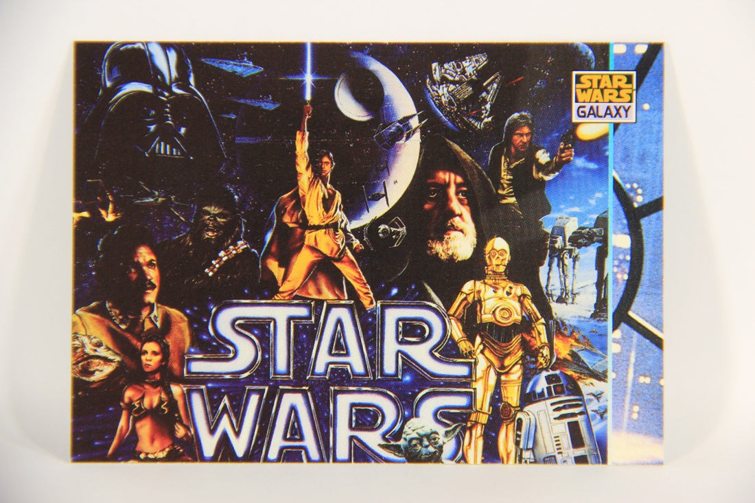 Star Wars Galaxy 1994 Topps Card #201 Pinball Game Glass Artwork ENG L019611