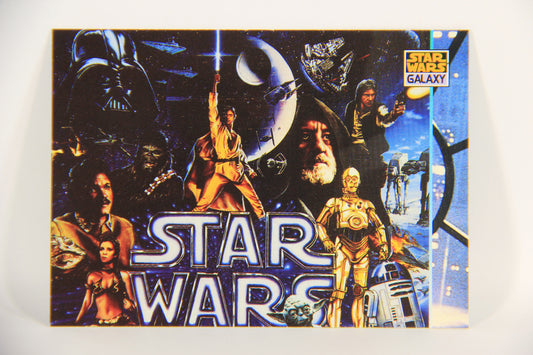 Star Wars Galaxy 1994 Topps Card #201 Pinball Game Glass Artwork ENG L019611