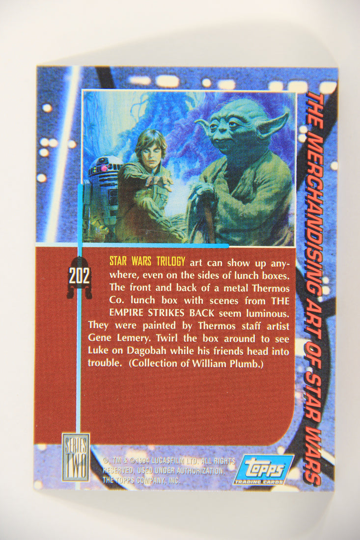 Star Wars Galaxy 1994 Topps Trading Card #202 ESB Lunch Box Artwork ENG L019612