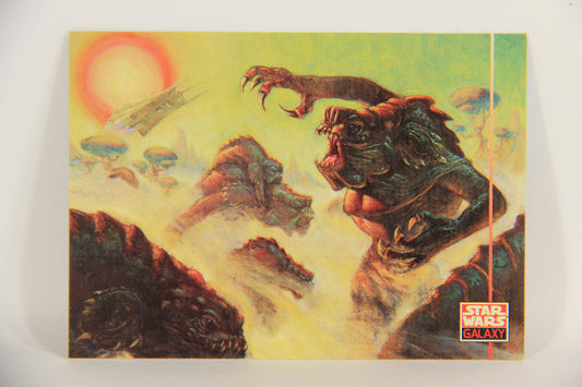Star Wars Galaxy 1994 Topps Trading Card #214 The Rancors Artwork ENG L019619