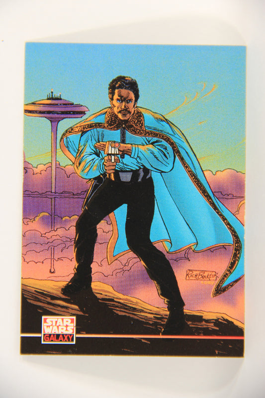 Star Wars Galaxy 1994 Topps Trading Card #216 Lando Calrissian Artwork ENG L019620