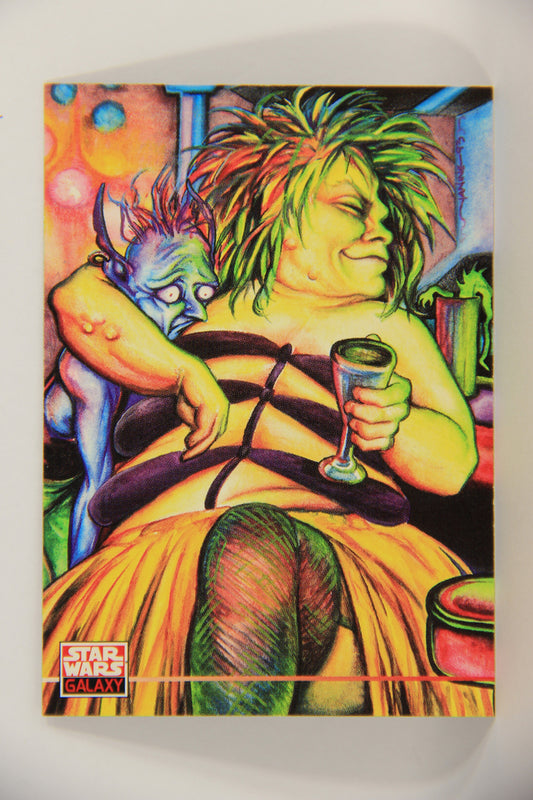 Star Wars Galaxy 1994 Topps Trading Card #236 Yarna D'Al' Gargan Artwork ENG L019625