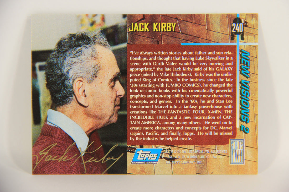 Star Wars Galaxy 1994 Topps Trading Card #240 Father And Son Artwork ENG L019626