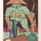 Star Wars Galaxy 1994 Topps Trading Card #250 Abstract Stormtrooper Artwork ENG L019628