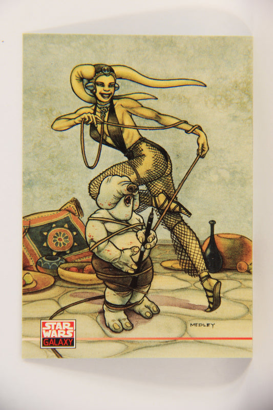 Star Wars Galaxy 1994 Topps Trading Card #251 Oola Artwork ENG L019629
