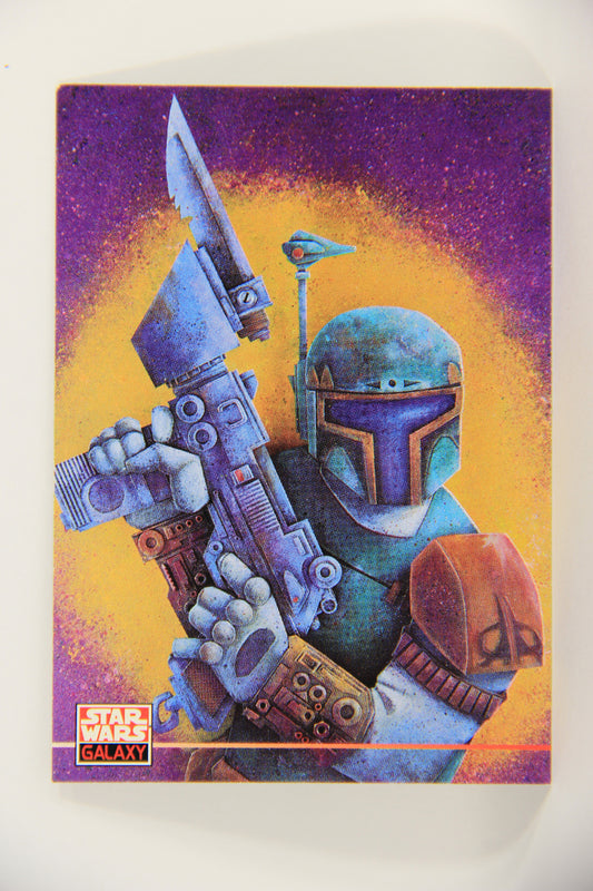 Star Wars Galaxy 1994 Topps Card #269 Boba Fett Artwork ENG L019634
