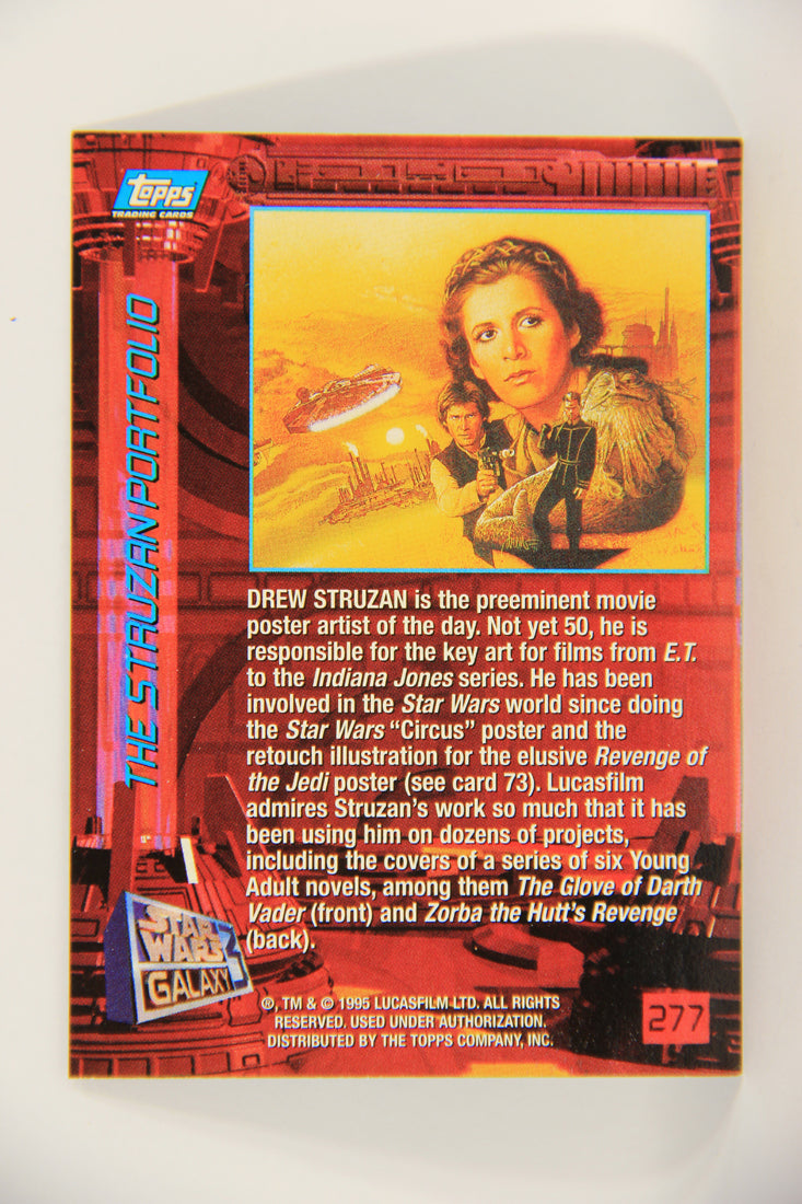 Star Wars Galaxy 1995 Trading Card #277 The Glove Of Darth Vader Artwork ENG L019639