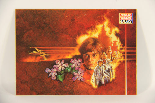 Star Wars Galaxy 1995 Trading Card #278 The Lost City Of The Jedi Artwork ENG L019640