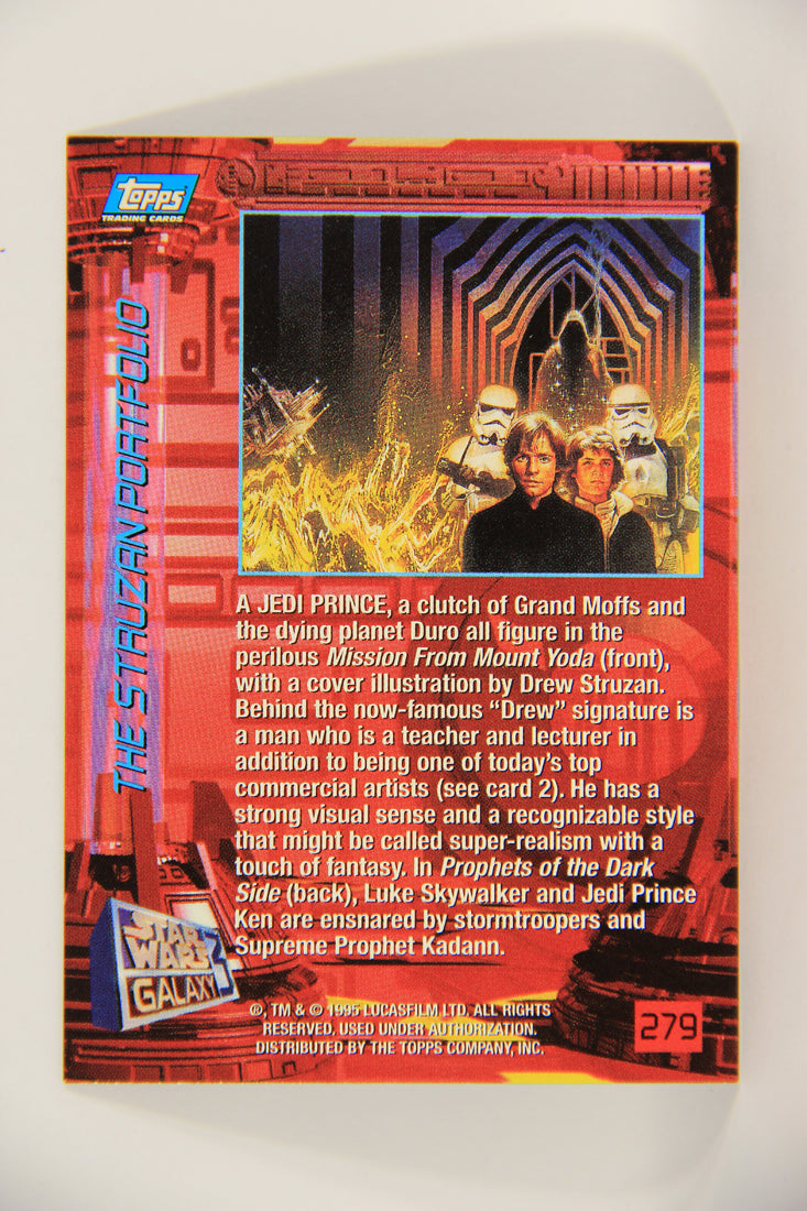 Star Wars Galaxy 1995 Trading Card #279 Mission From Mount Yoda Artwork ENG L019641