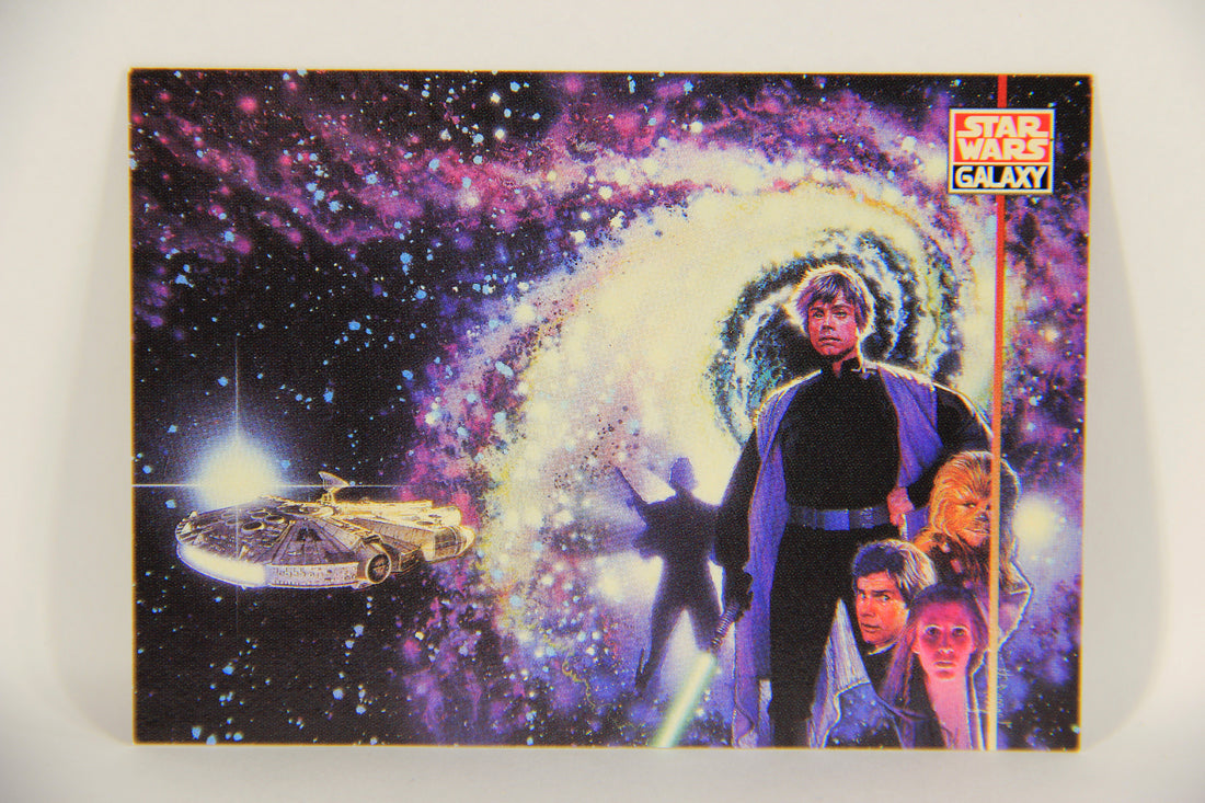 Star Wars Galaxy 1995 Topps Trading Card #282 The Crystal Star Artwork ENG L019644