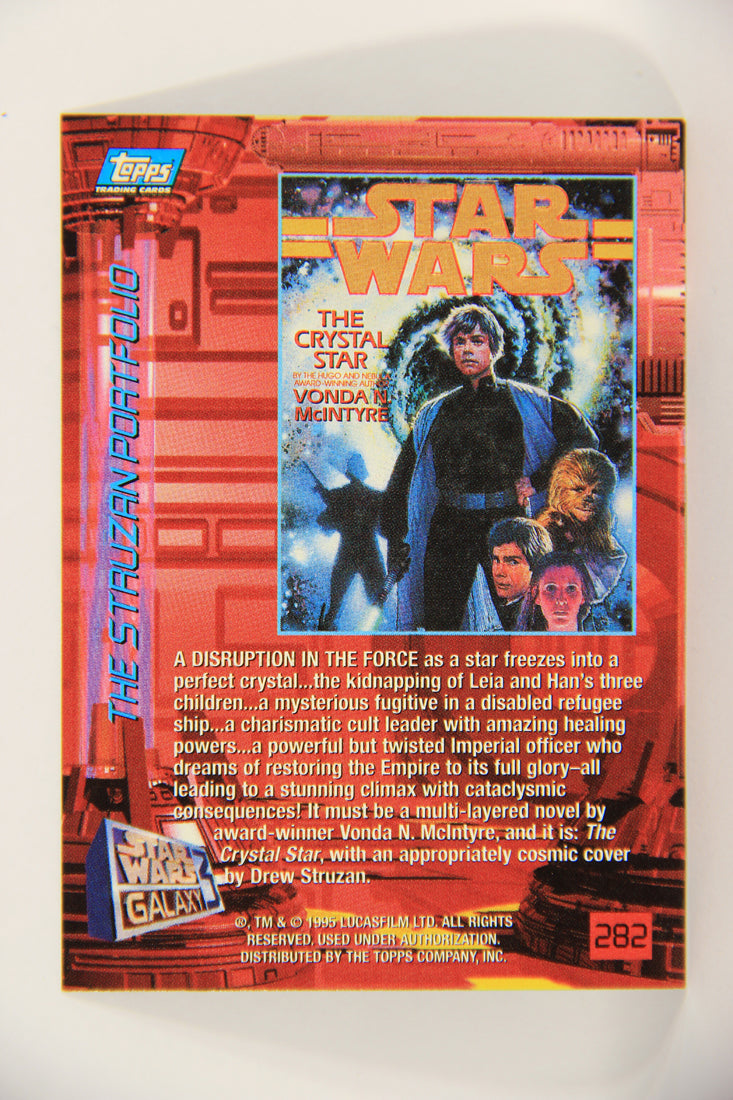 Star Wars Galaxy 1995 Topps Trading Card #282 The Crystal Star Artwork ENG L019644