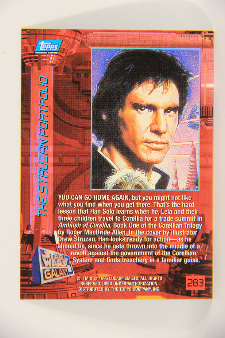 Star Wars Galaxy 1995 Trading Card #283 Ambush At Corellia Artwork ENG L019645
