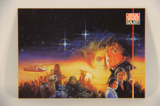 Star Wars Galaxy 1995 Trading Card #286 Children Of The Jedi Artwork ENG L019648
