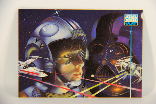 Star Wars Galaxy 1995 Topps Card #290 Haunted By A Vision Of Evil Artwork ENG L019652