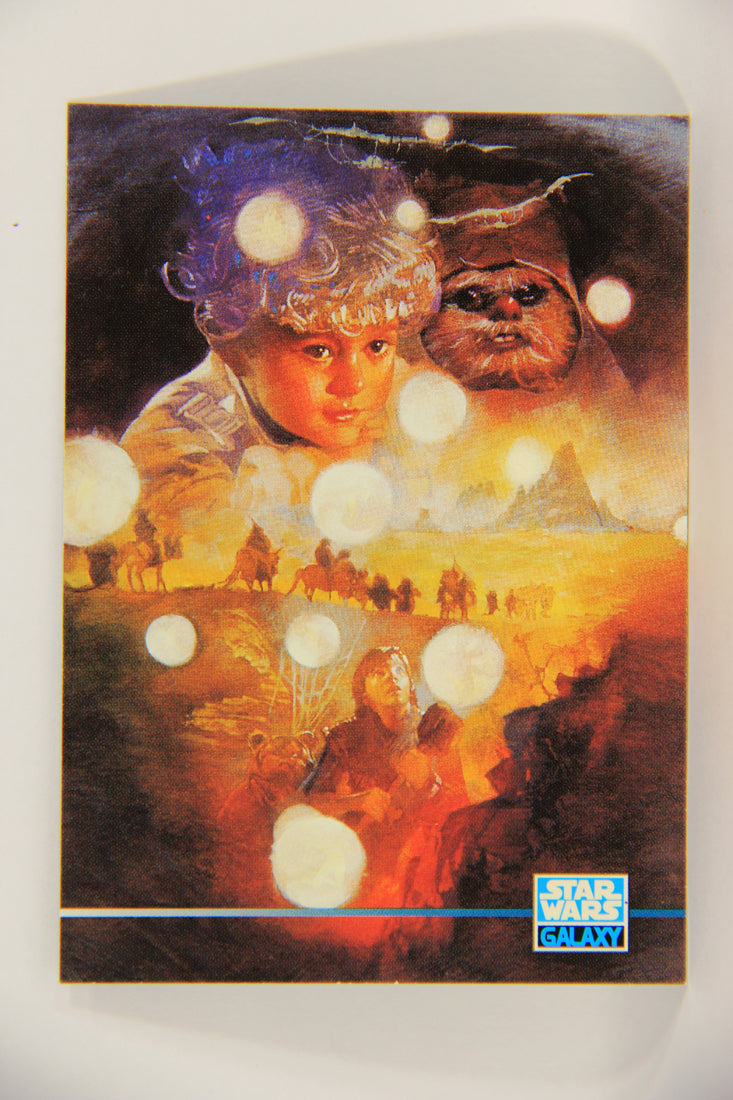Star Wars Galaxy 1995 Trading Card #298 Caravan Of Courage Artwork ENG L019660