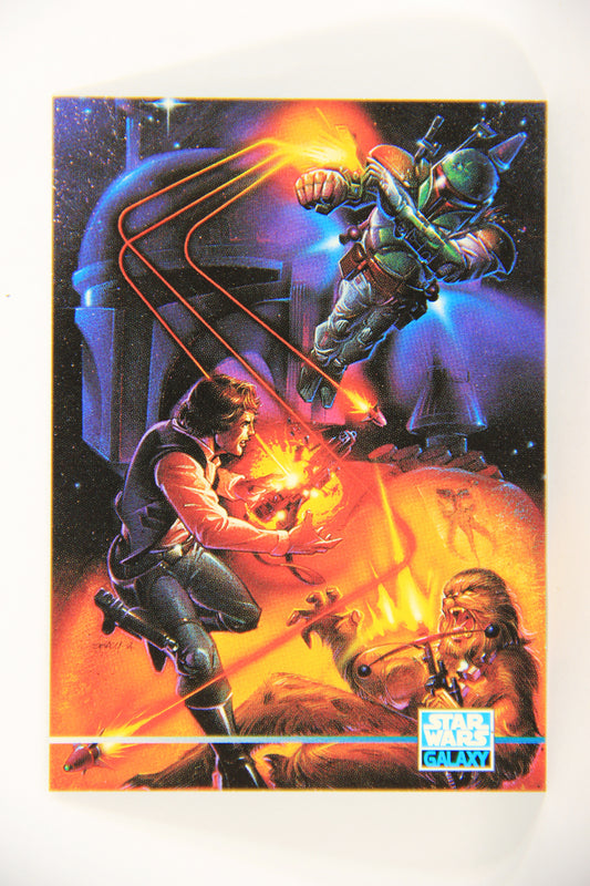 Star Wars Galaxy 1995 Trading Card #308 SW Galaxy Magazine #1 Artwork ENG L019670