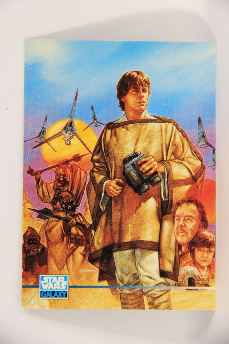 Star Wars Galaxy 1995 Trading Card #309 SW Galaxy Magazine #2 Artwork ENG L019671