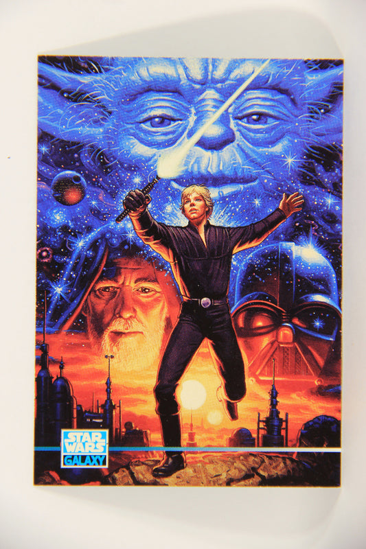 Star Wars Galaxy 1995 Trading Card #310 SW Galaxy Magazine #5 Artwork ENG L019672
