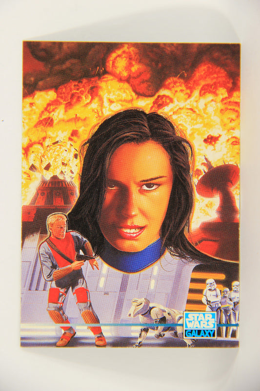Star Wars Galaxy 1995 Topps Trading Card #311 Havet Storm Artwork ENG L019673
