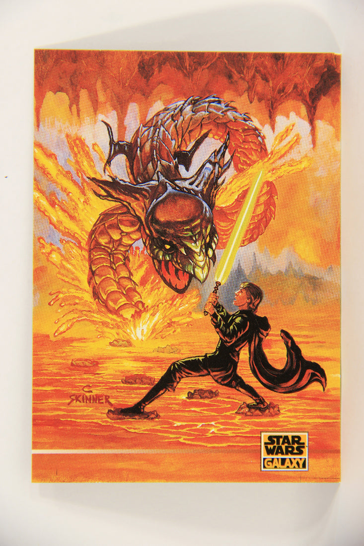 Star Wars Galaxy 1995 Topps Trading Card #315 Jedi Search Artwork ENG L019677