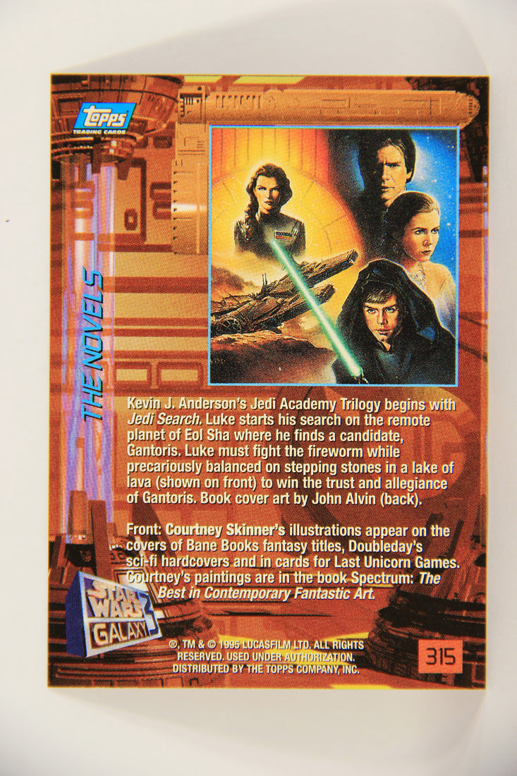Star Wars Galaxy 1995 Topps Trading Card #315 Jedi Search Artwork ENG L019677