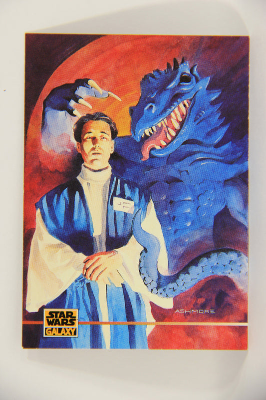 Star Wars Galaxy 1995 Trading Card #318 Dev Sibwarra & Ssi-ruuk Artwork ENG L019680
