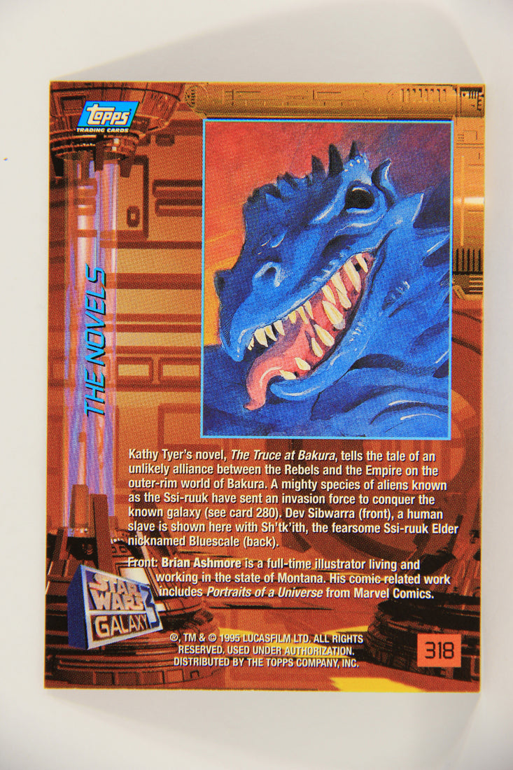 Star Wars Galaxy 1995 Trading Card #318 Dev Sibwarra & Ssi-ruuk Artwork ENG L019680