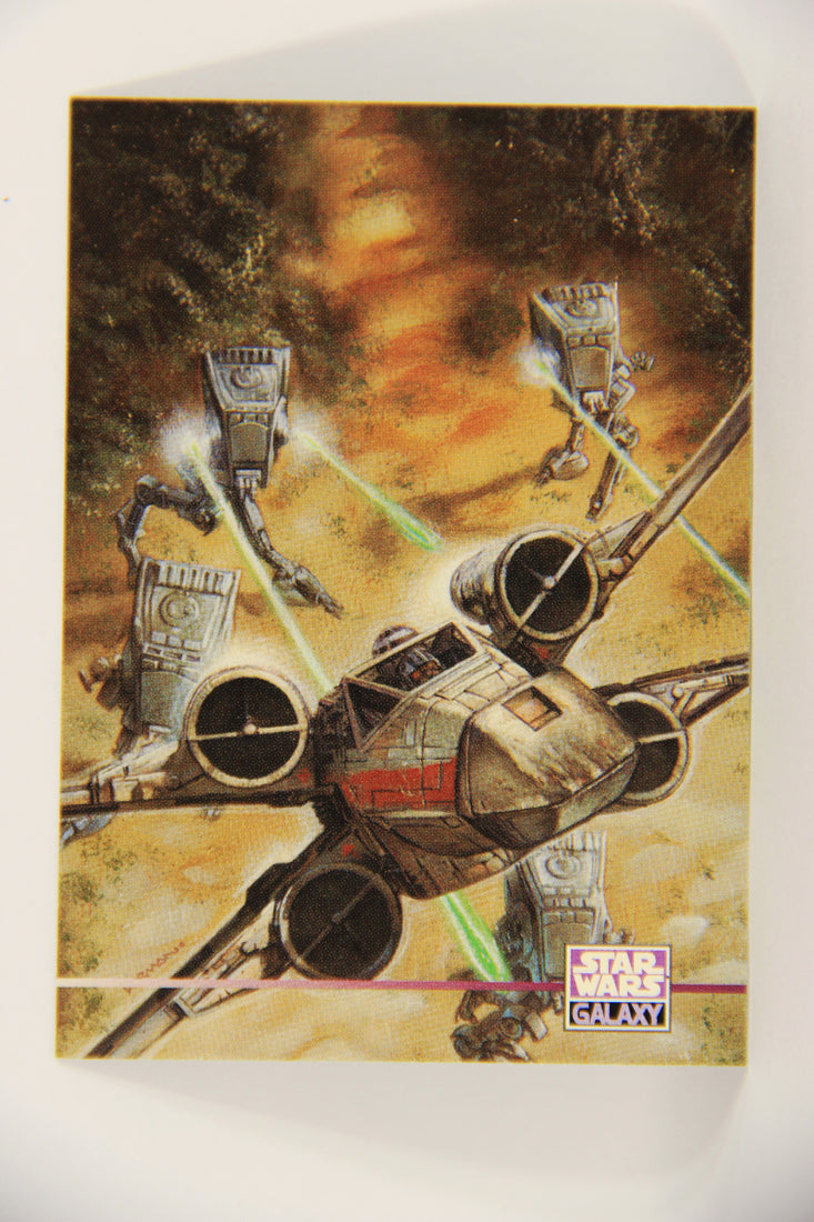 Star Wars Galaxy 1995 Topps Trading Card #328 Captain Wedge Antilles ENG L019690