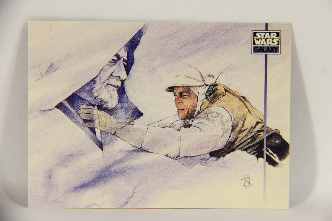 Star Wars Galaxy 1995 Topps Trading Card #331 Supernatural Aid Artwork ENG L019693